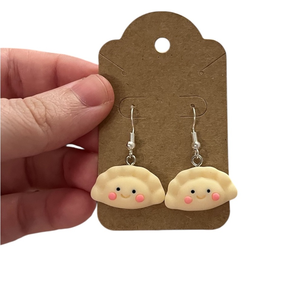 Adorable Cream Dumpling Earrings